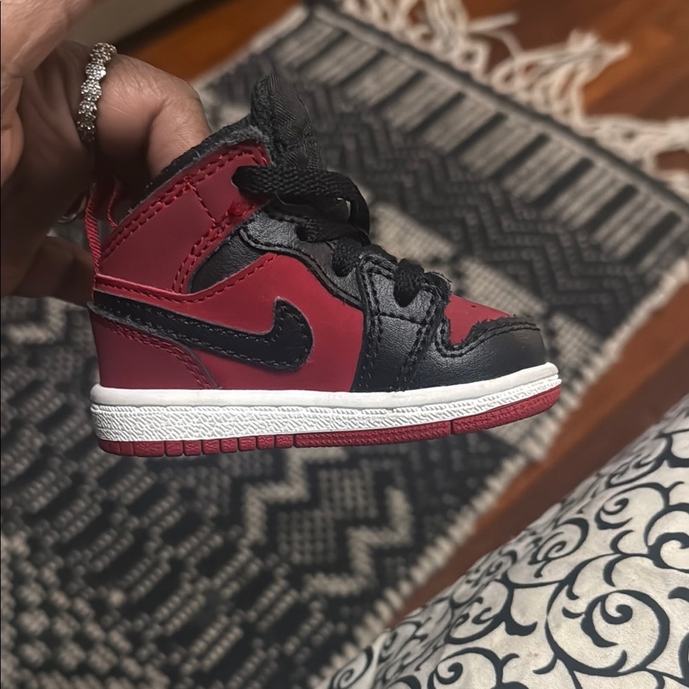 Nike Black and Red Sneakers Classic Design